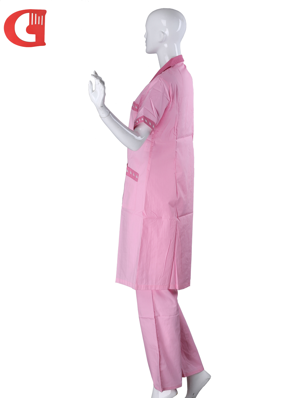 100%Cotton Warm Color Nurse Uniform Fashion Medical Scrubs